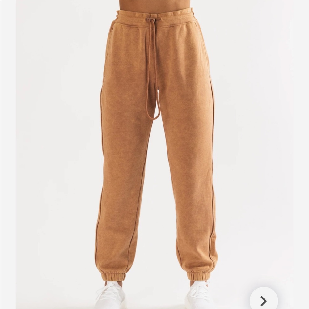 ISO: SMALL ALPHALETE ESSENTIAL OVERSIZED JOGGERS IN CLAY